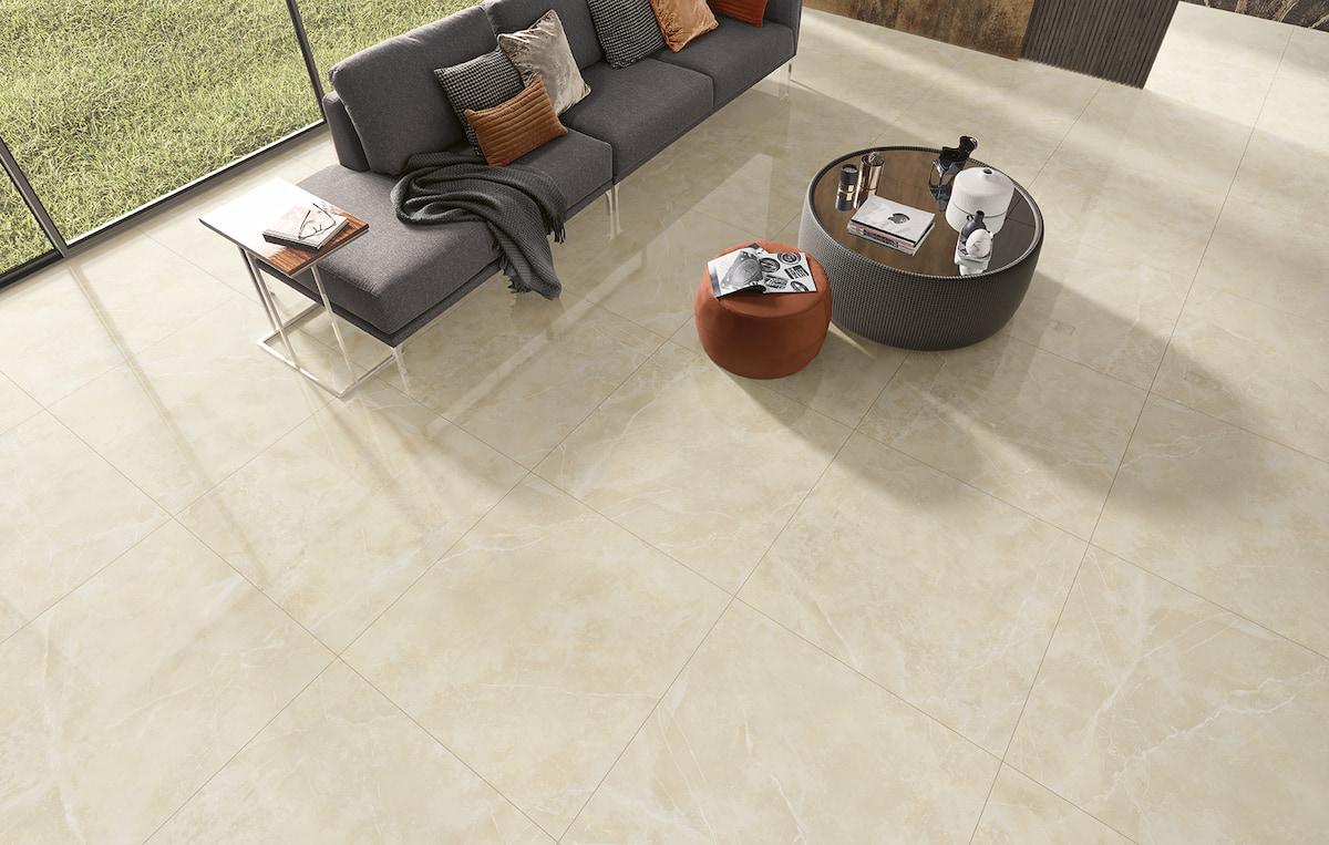 Marble Cream Love Tiles